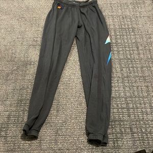 Ombre, lightning, bolt, aviator, nation, sweatpants